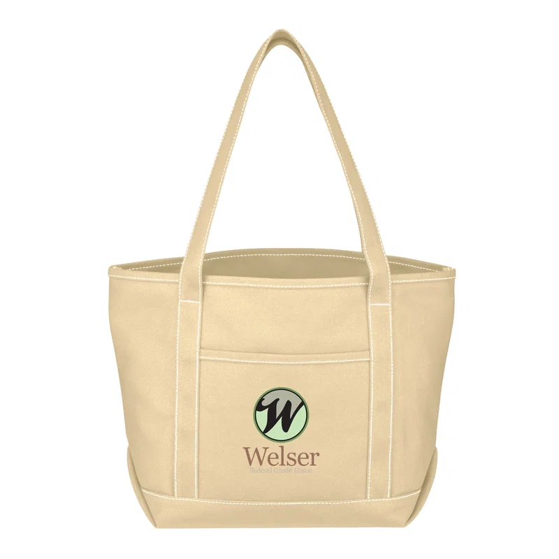 Medium Cotton Canvas Yacht Tote Bag — view 10