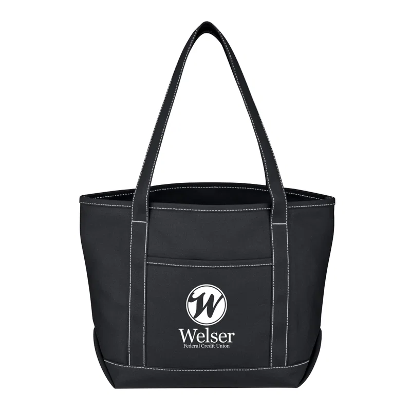 Medium Cotton Canvas Yacht Tote Bag — view 2