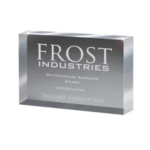 Freestanding Block Award — Small & Medium