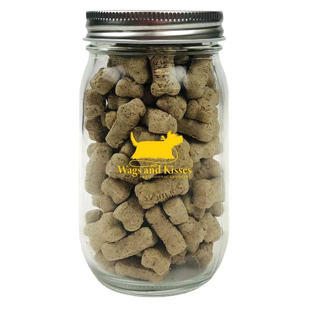 Medium Jar Pet Fill — Clear,Candy Fill: Mini Dog Bones — view 2
