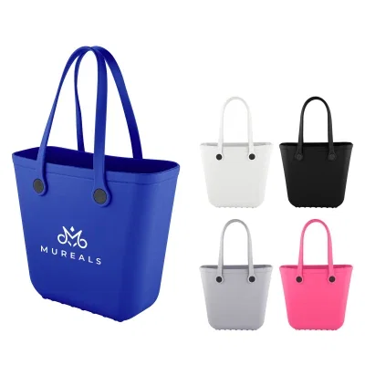 Medium tote bag measuring fifteen inches wide