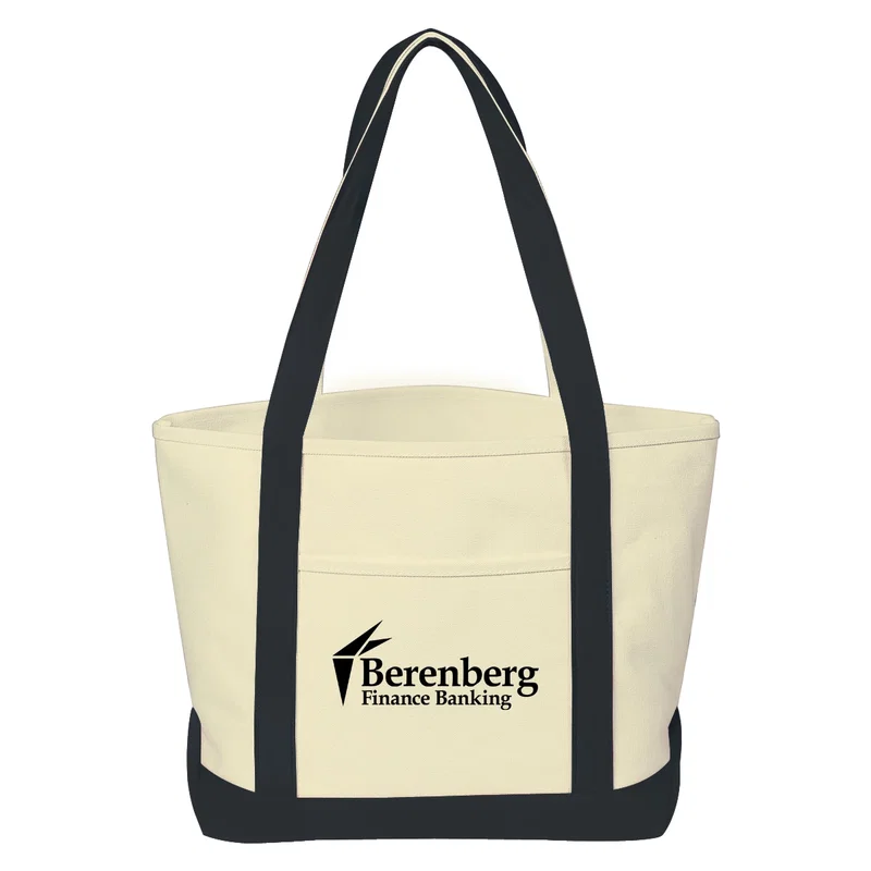 Heavy Cotton Canvas Boat Tote Bag