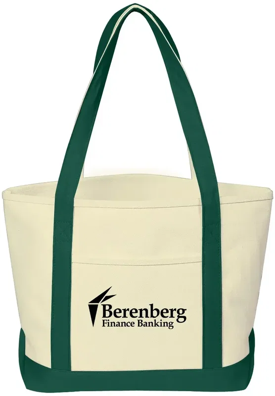 Heavy Cotton Canvas Boat Tote Bag — view 11