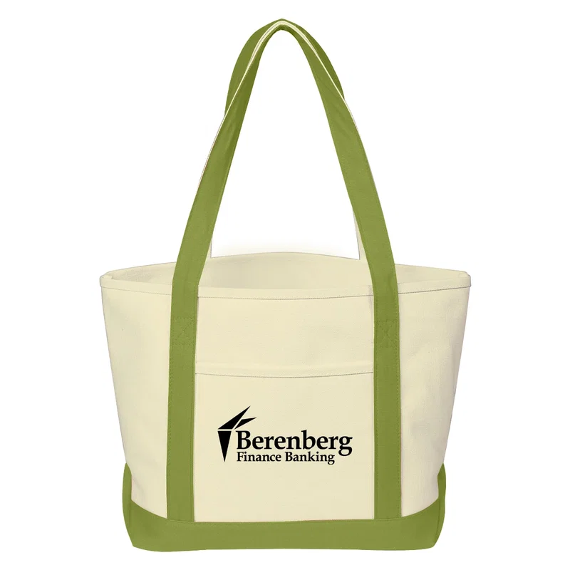 Heavy Cotton Canvas Boat Tote Bag — view 2