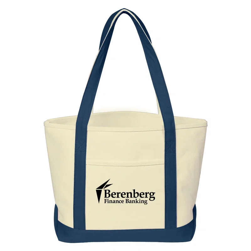 Heavy Cotton Canvas Boat Tote Bag — view 5