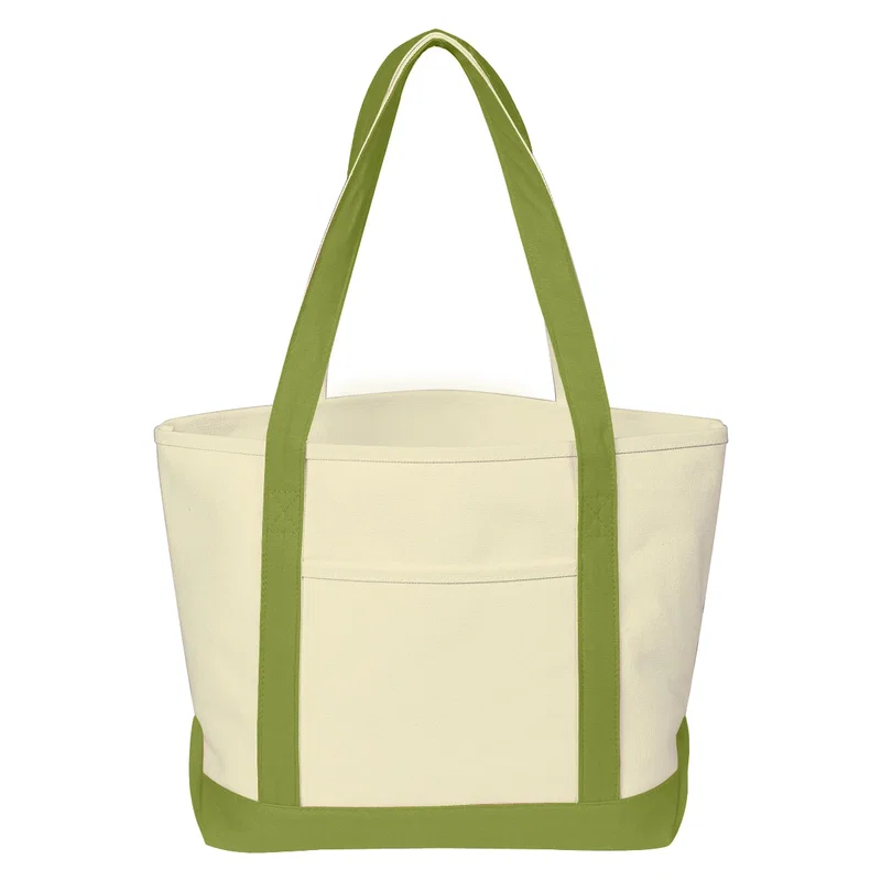 Medium Starboard Cotton Canvas Tote Bag With Tackle Twill Patch — view 3