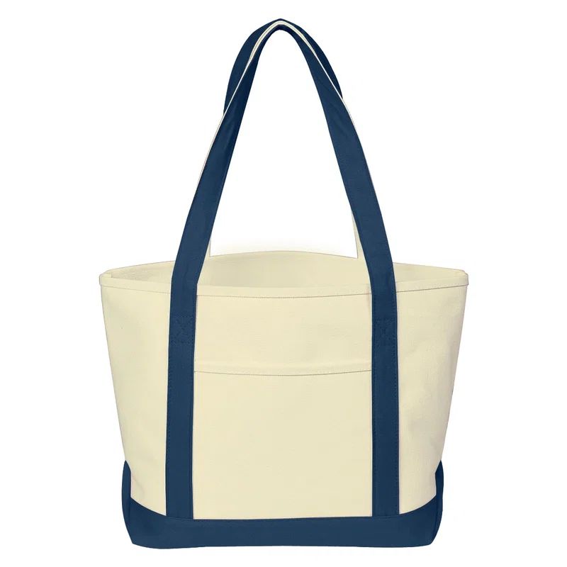 Medium Starboard Cotton Canvas Tote Bag With Tackle Twill Patch — view 5