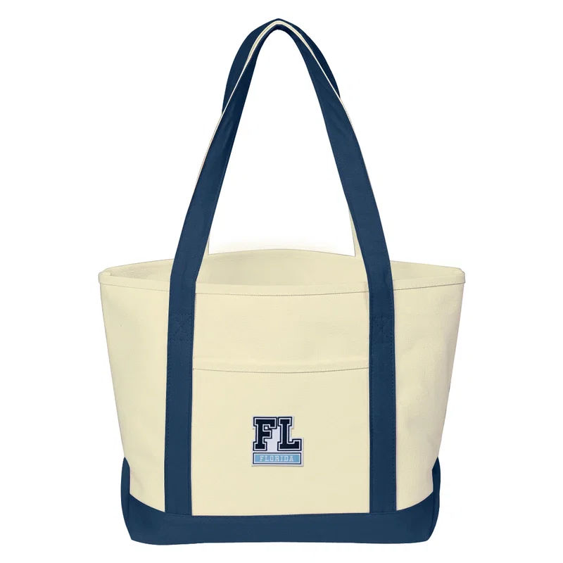 Medium Starboard Cotton Canvas Tote Bag With Tackle Twill Patch — view 6
