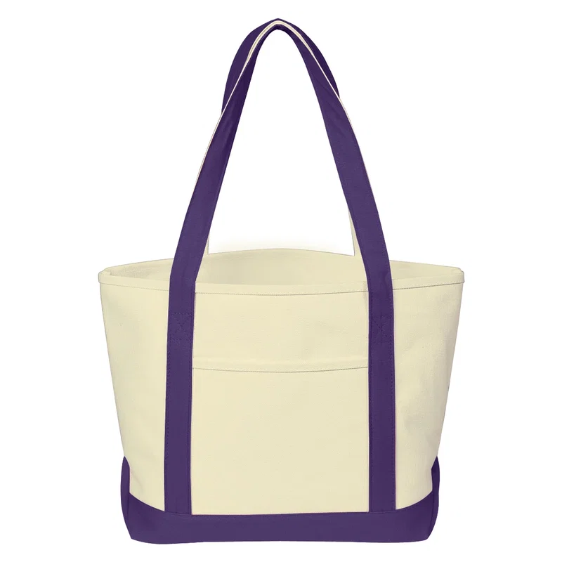Medium Starboard Cotton Canvas Tote Bag With Tackle Twill Patch — view 7