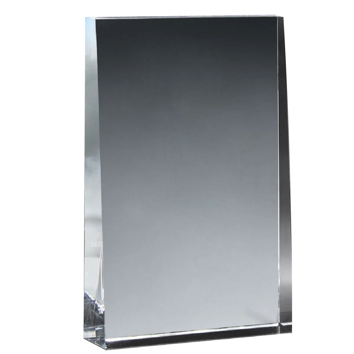 Blank front panel waiting for engraved text