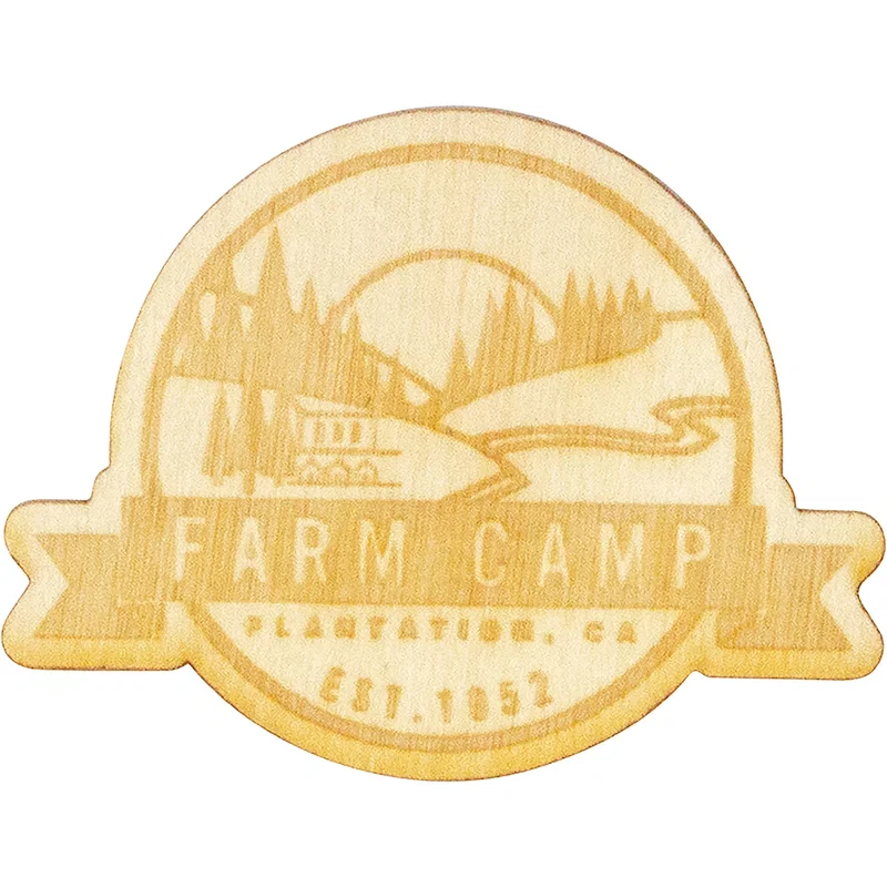 Wood Stickers 3 W X 3 H — view 2