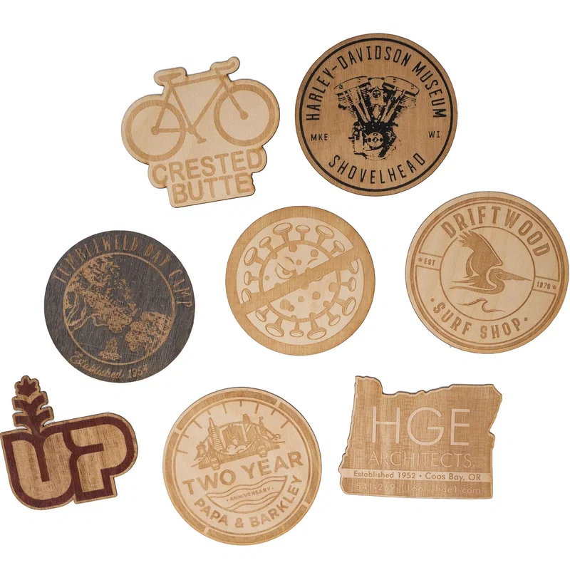 Wood Stickers 3 W X 3 H — view 4