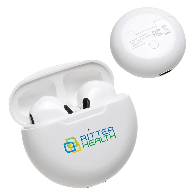 Medley TWS earbuds in use, worn in the ear
