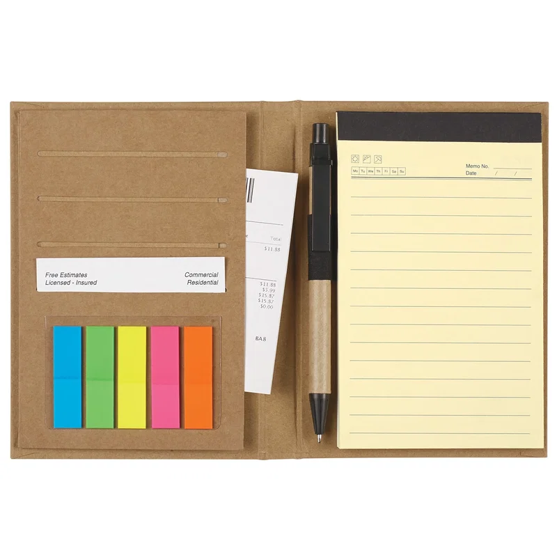Meeting Mate Notebook w/ Pen & Sticky Flags — view 9