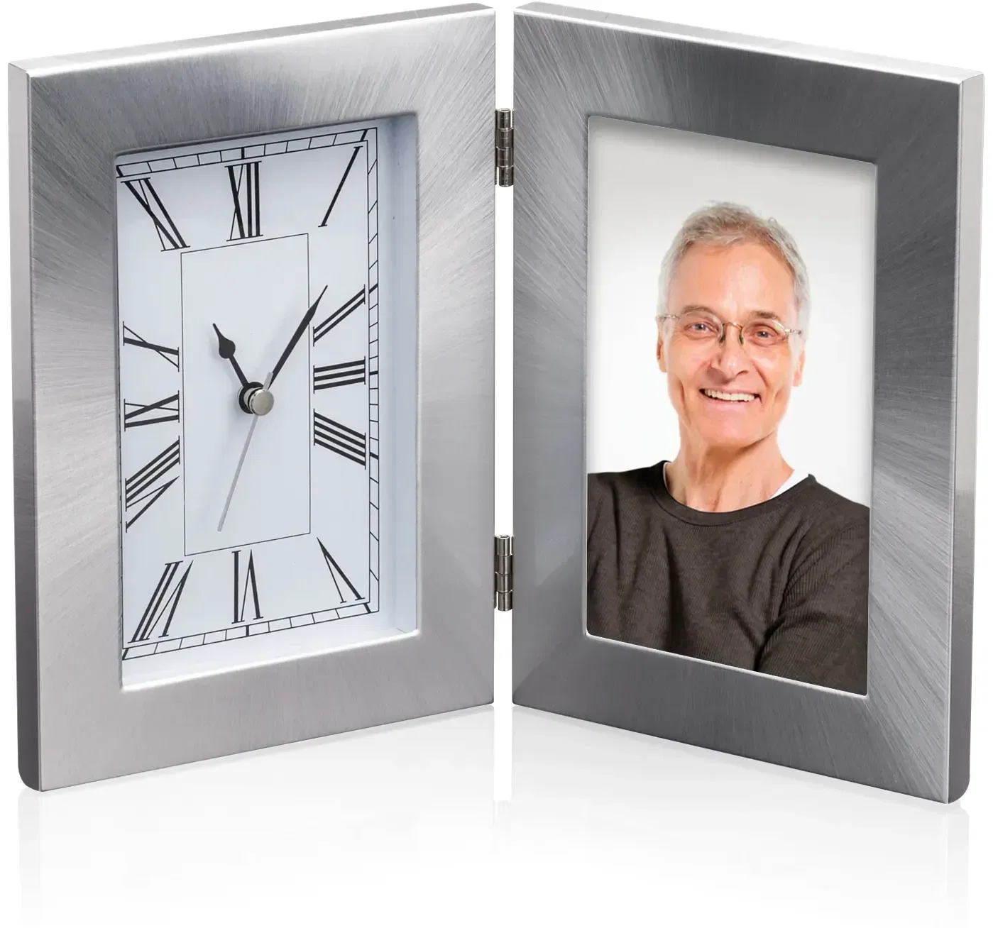 Custom Desktop Photo Clock/Frame — view 2