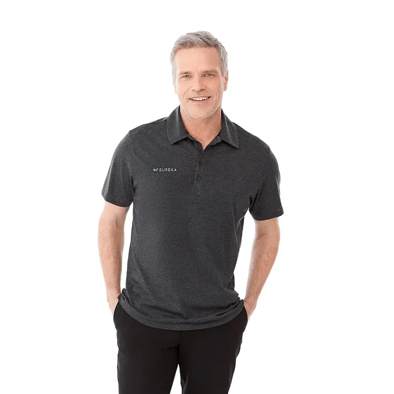 Custom Branded Acadia Short Sleeve Polo for Men — view 11