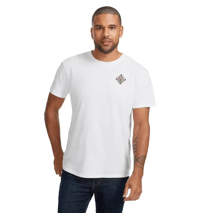 Men's American Giant Classic Cotton Crew being worn