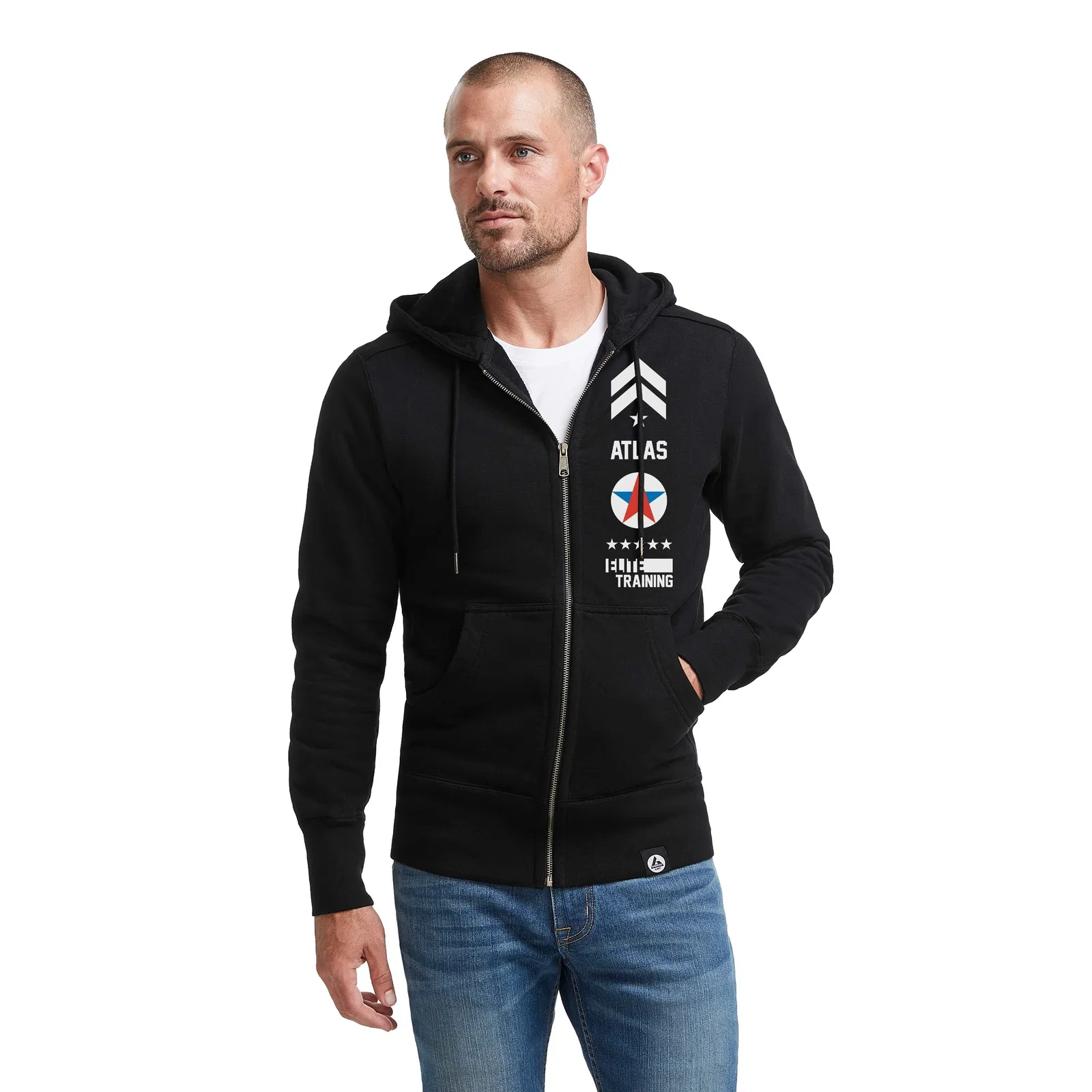 Men's American Giant Classic Heavyweight Fleece Full Zip Hoodie — view 48