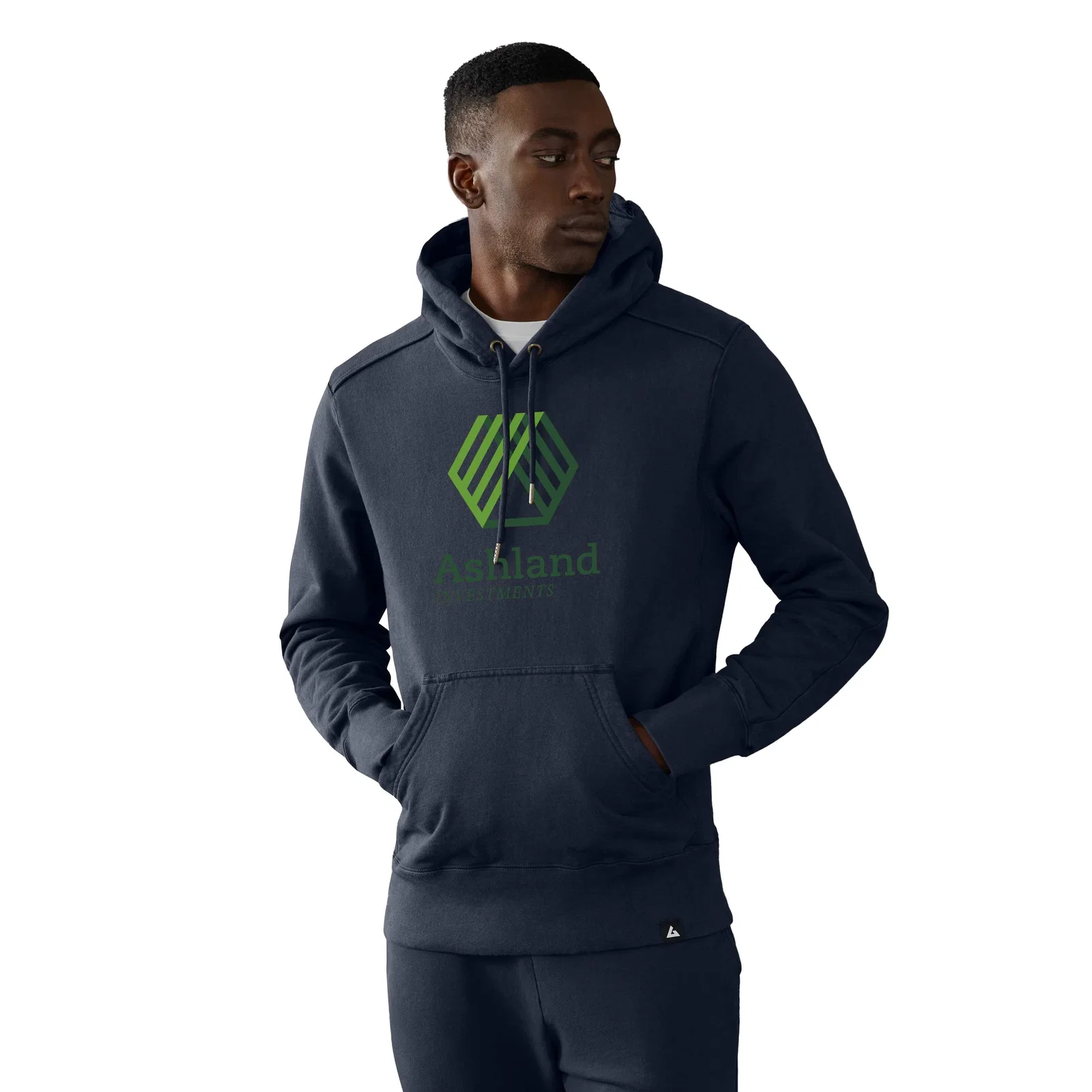 Men's American Giant Classic Heavyweight Fleece Pullover Hoodie — view 22