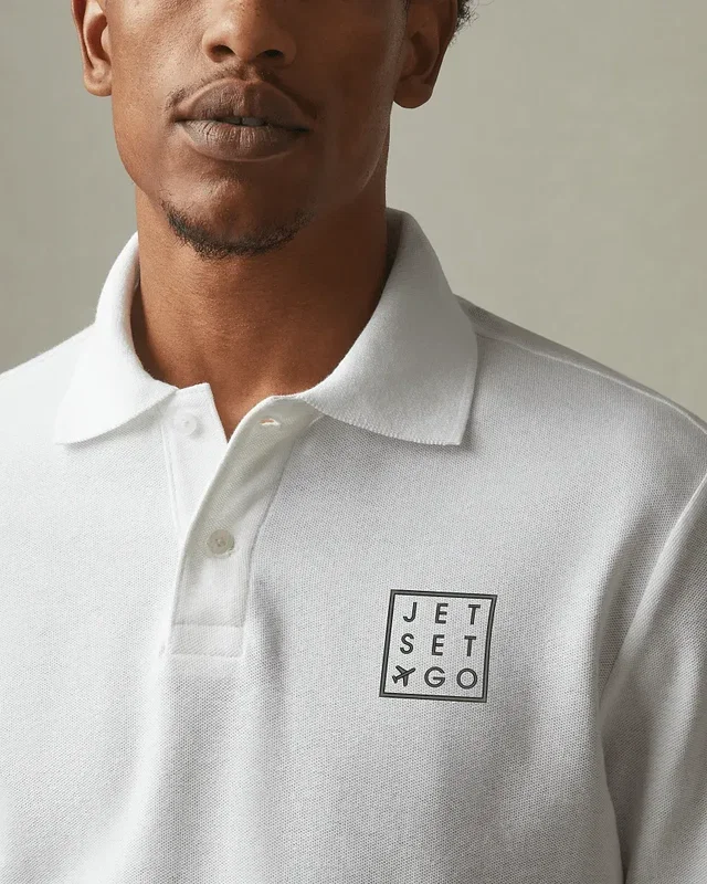 Branded Cotton Pique Polo for Men - American Giant — view 21