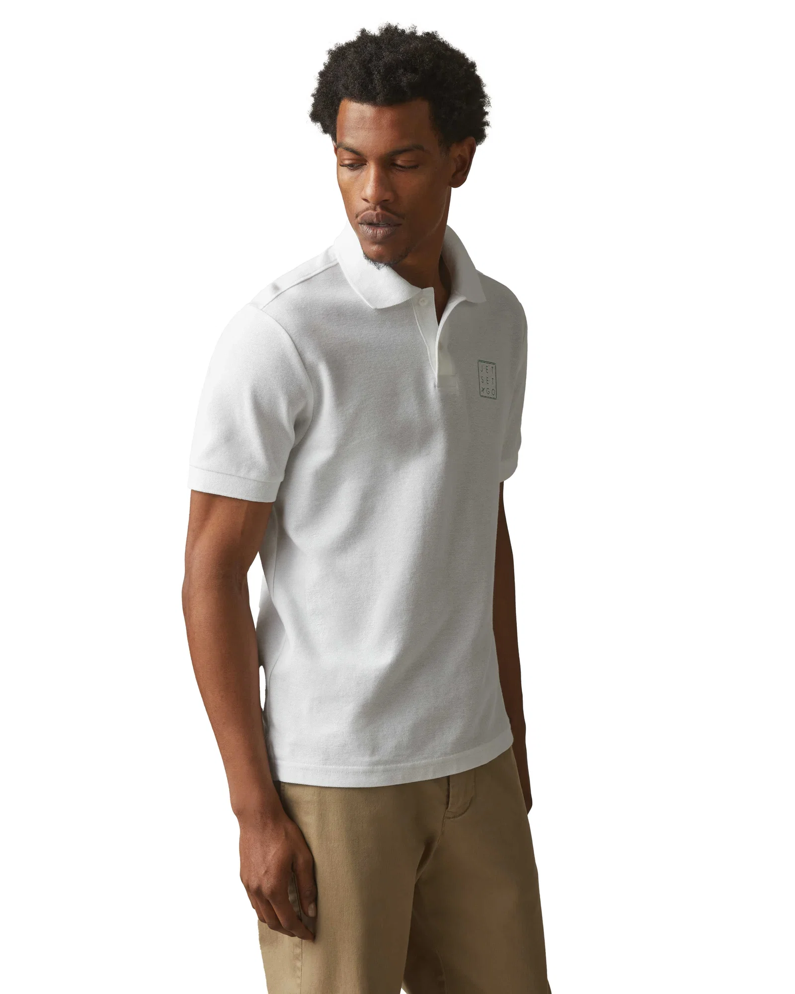 Branded Cotton Pique Polo for Men - American Giant — view 23