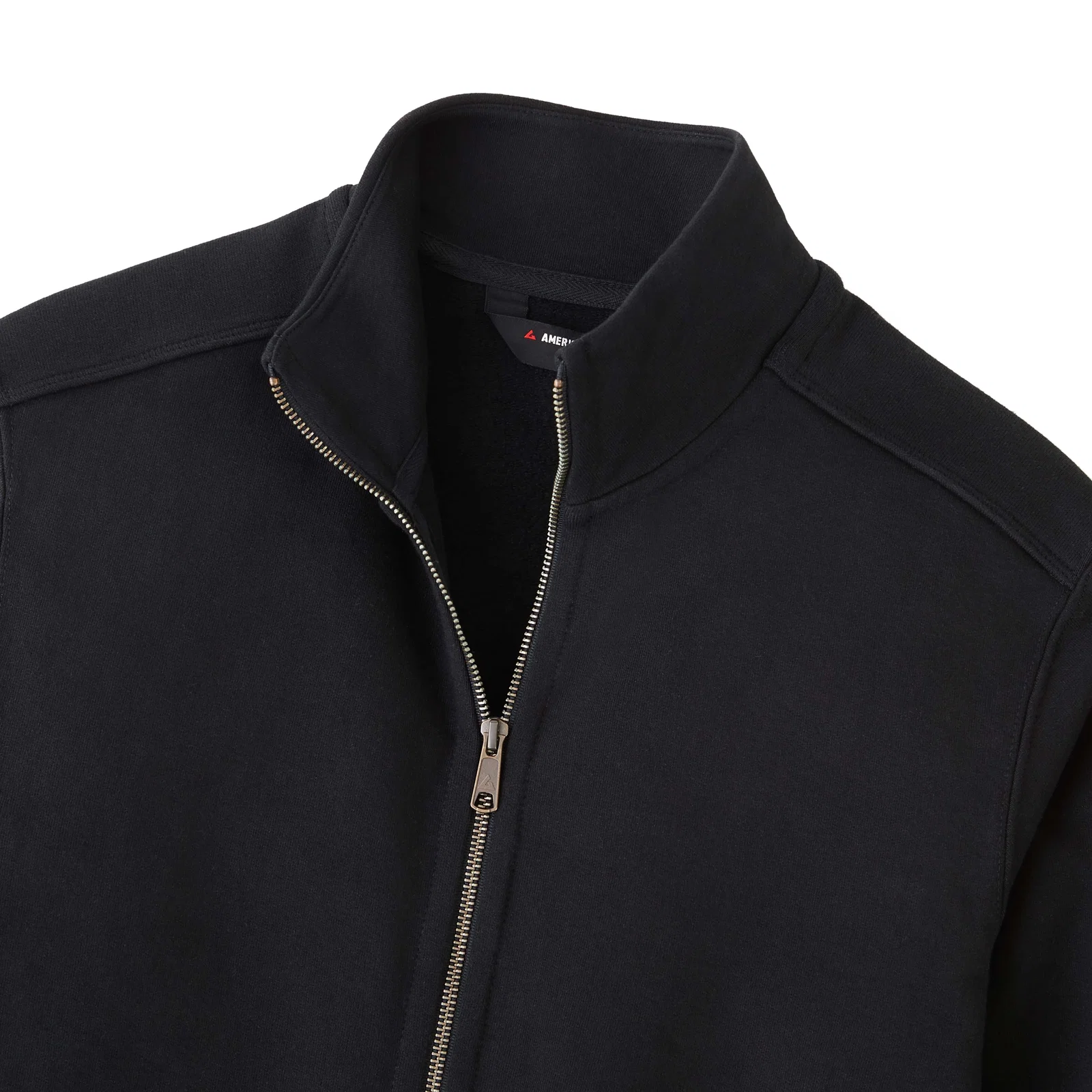 Customized American Giant Moto Full Zip Jacket for Men — view 14