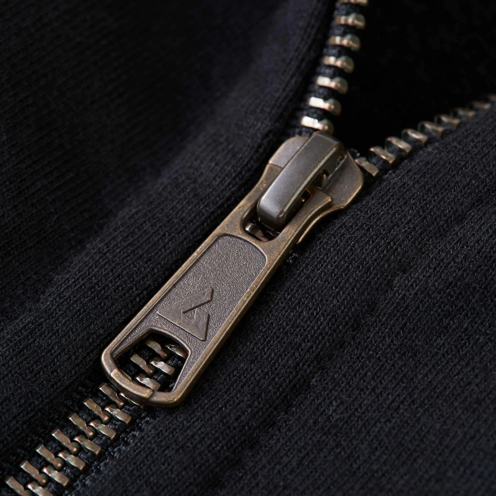 Customized American Giant Moto Full Zip Jacket for Men — view 18