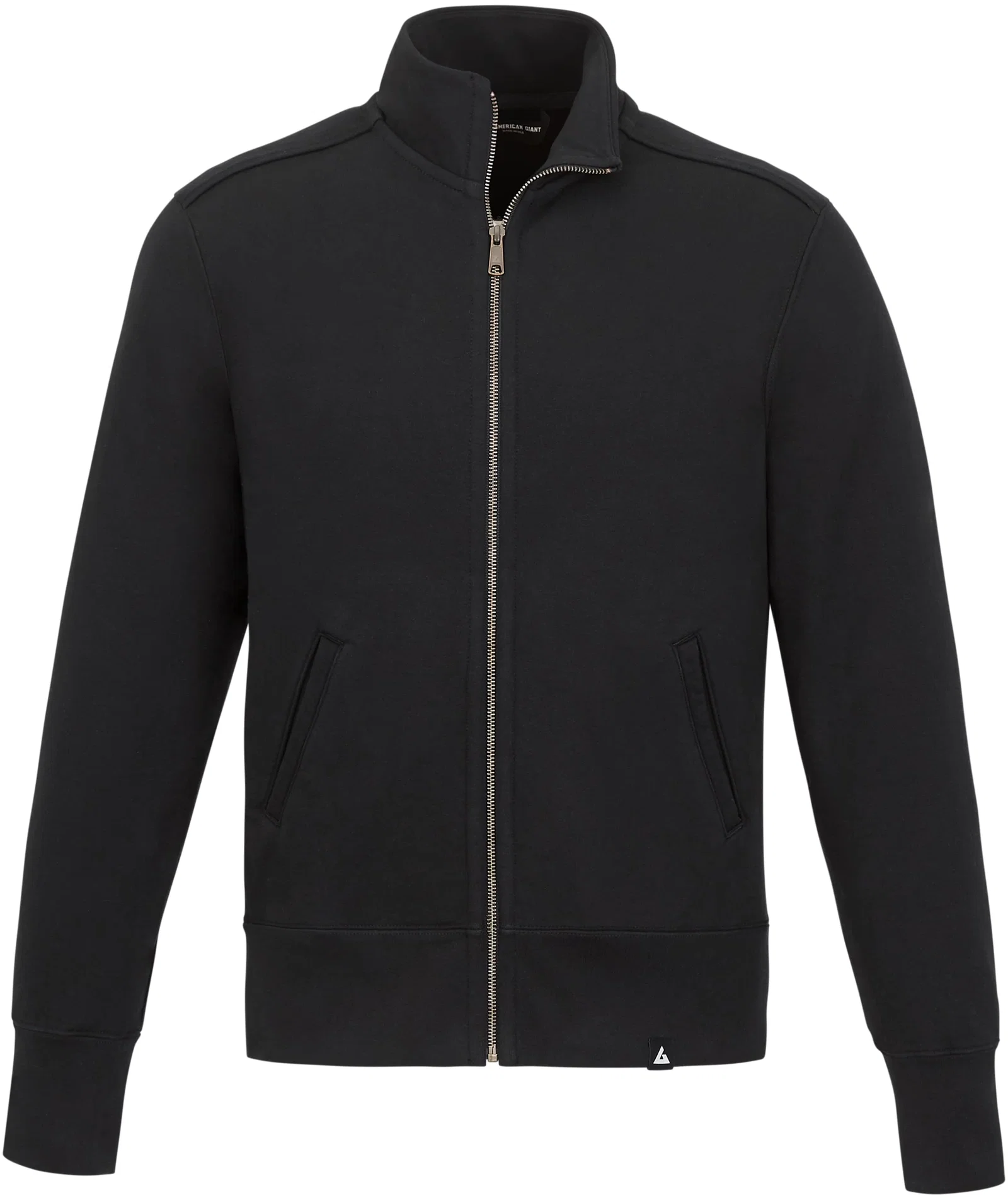 Customized American Giant Moto Full Zip Jacket for Men — view 22