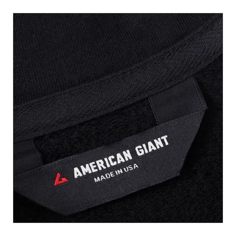 Customized American Giant Moto Full Zip Jacket for Men — view 2