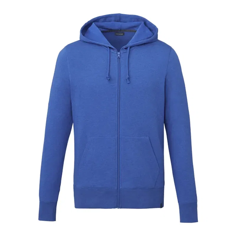Custom Argus Eco-Fleece Men's Full Zip Hoodie — view 6