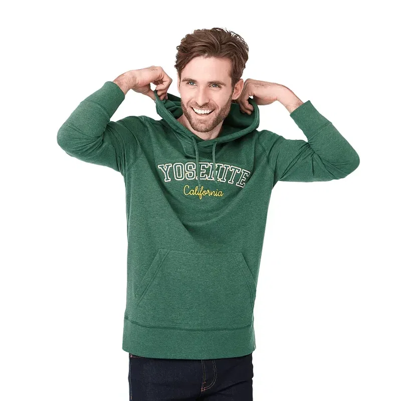 Custom ARGUS Eco Fleece Lightweight Hoodie for Men — view 18