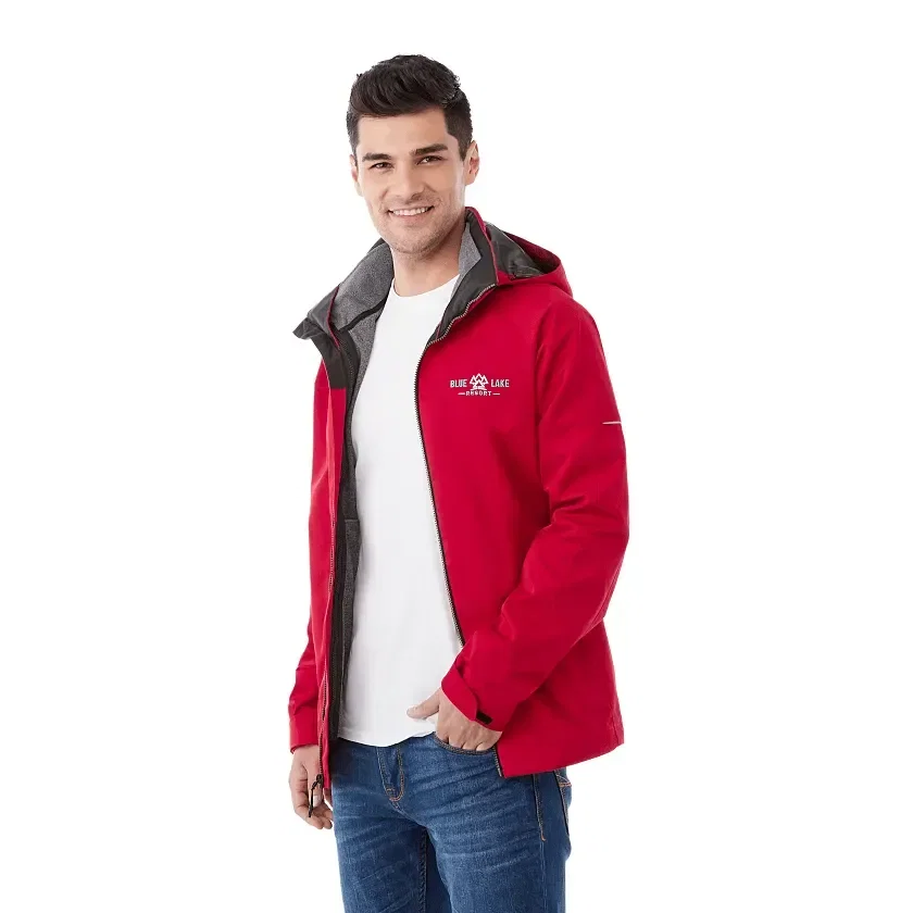 Arlington Men's 3-in-1 Waterproof Jacket with Fleece Liner being worn