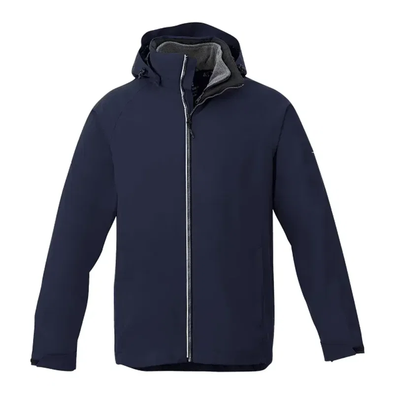 Branded Arlington Men's Waterproof 3-in-1 Jacket with Detachable Microfleece Liner — view 16
