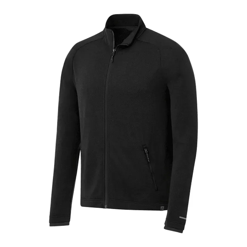 Custom ASGARD Eco Knit Full Zip Performance Jacket for Men — view 2