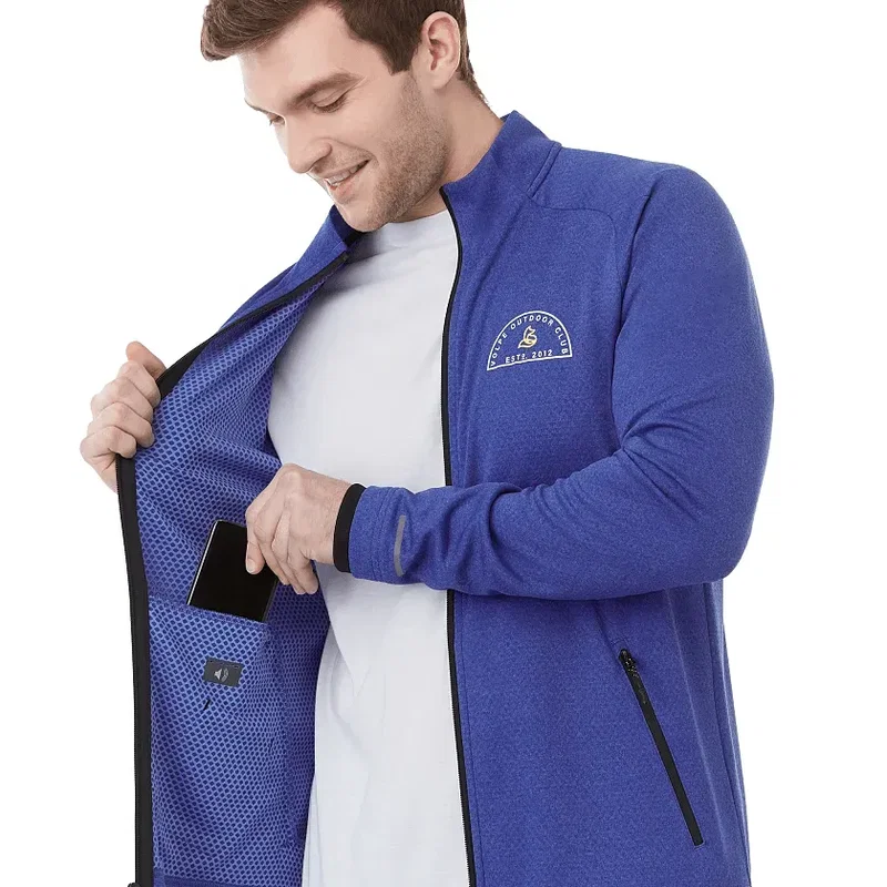 Custom ASGARD Eco Knit Full Zip Performance Jacket for Men — view 22