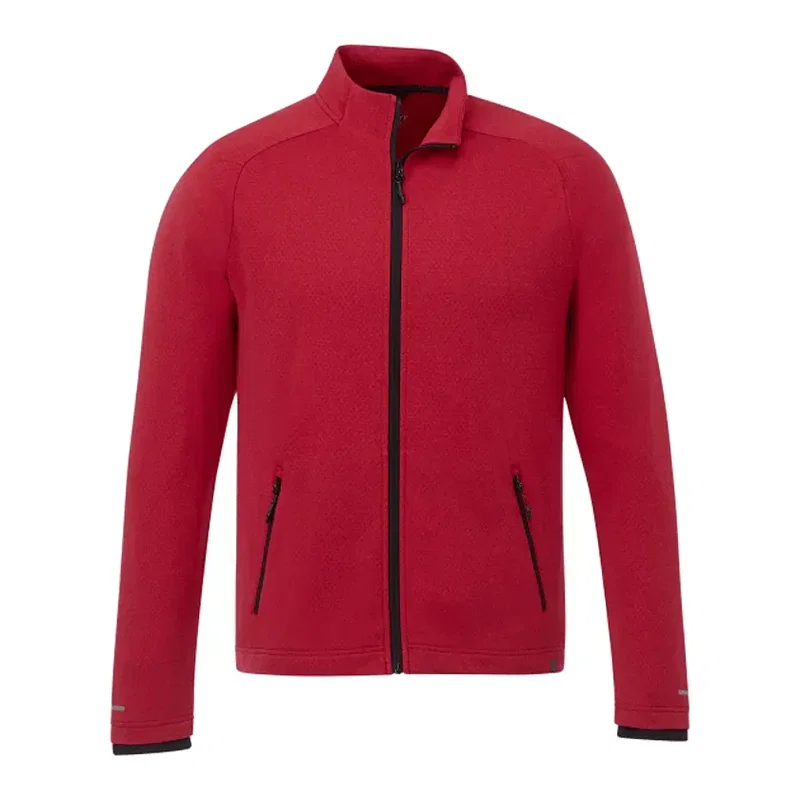 Custom ASGARD Eco Knit Full Zip Performance Jacket for Men — view 6
