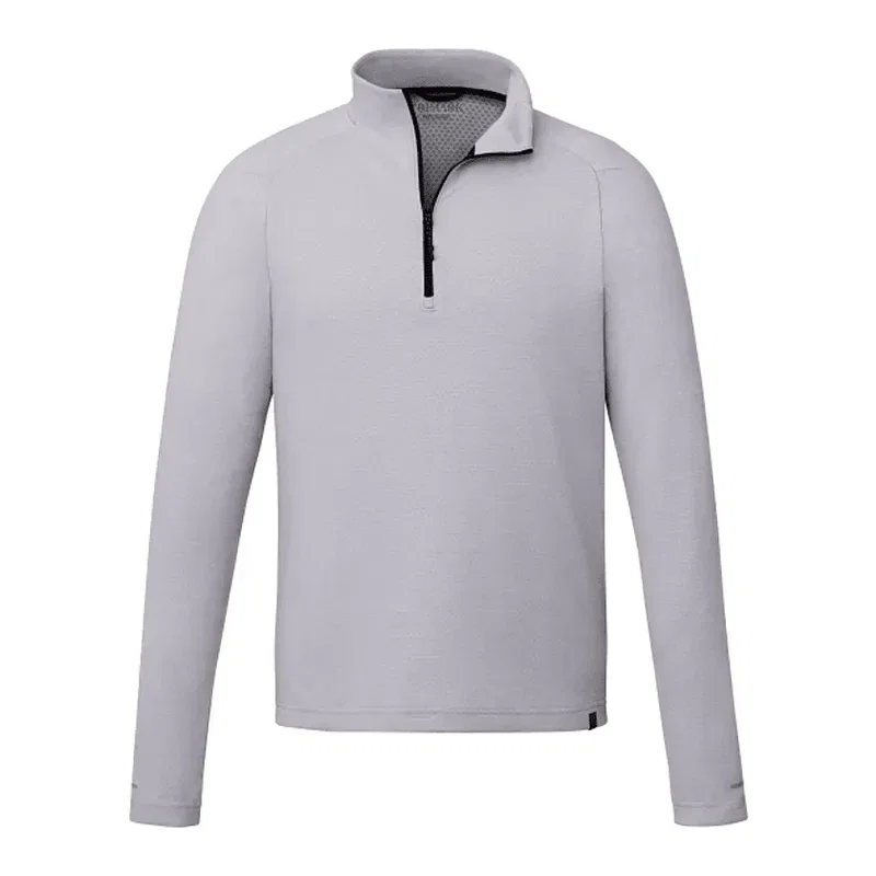 Branded Asgard Eco Knit Performance Quarter Zip for Men — view 10