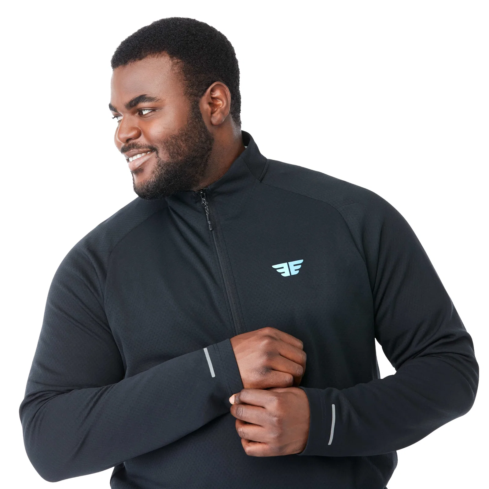 Branded Asgard Eco Knit Performance Quarter Zip for Men — view 33