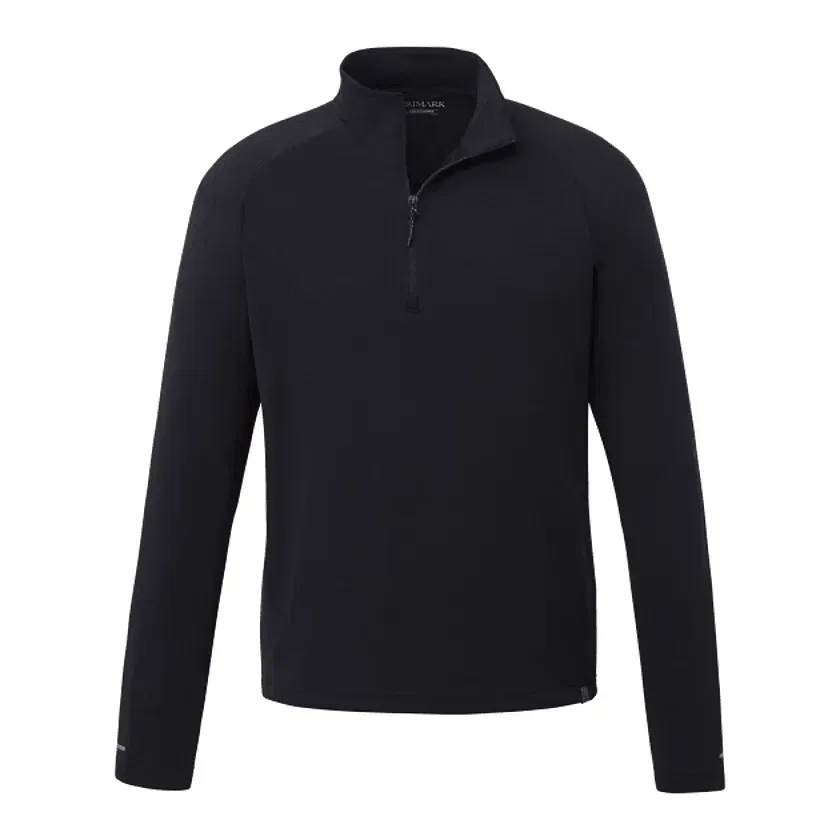 Branded Asgard Eco Knit Performance Quarter Zip for Men — view 4