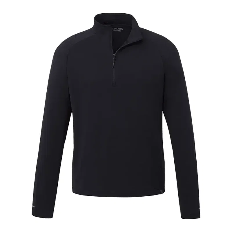 Branded Asgard Eco Knit Performance Quarter Zip for Men — view 4