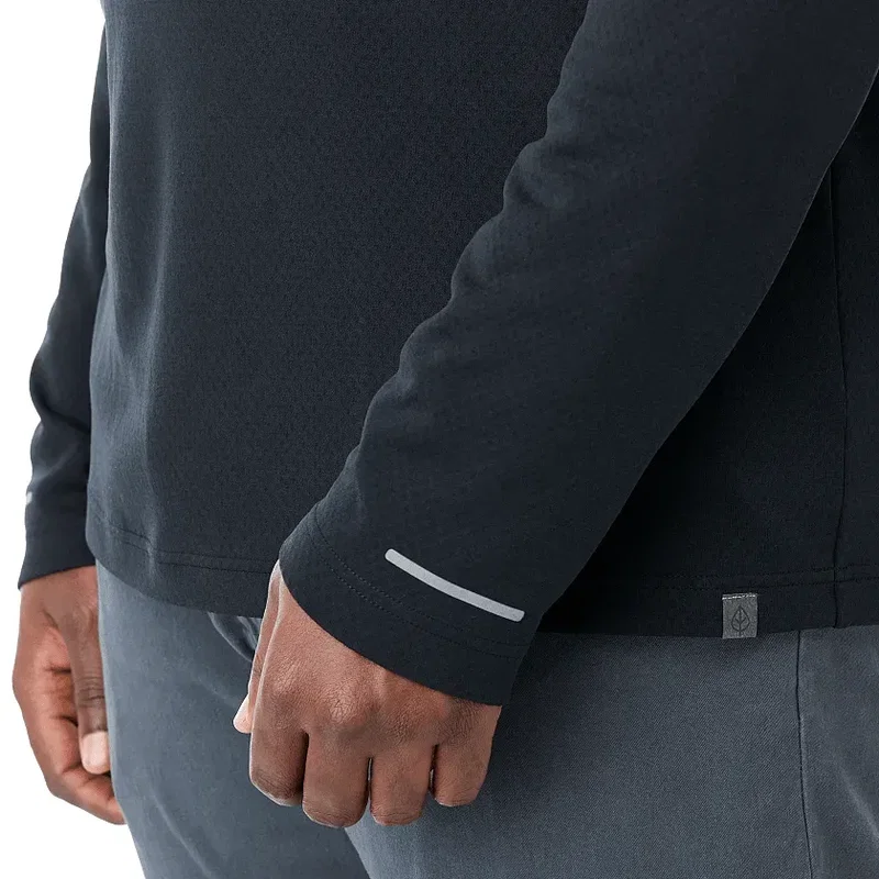 Branded Asgard Eco Knit Performance Quarter Zip for Men — view 7