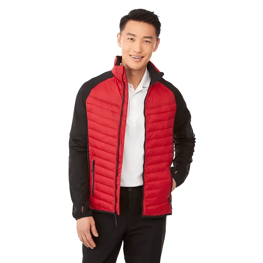 Men's BANFF Hybrid Insulated Puffer Jacket being worn