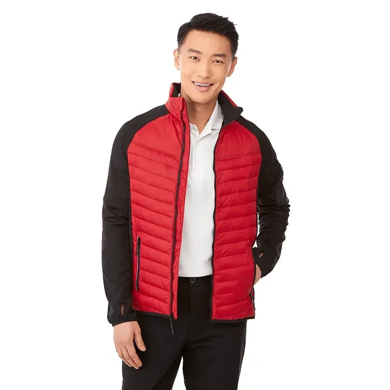 Customizable Men's BANFF Hybrid Insulated Puffer Jacket — view 5