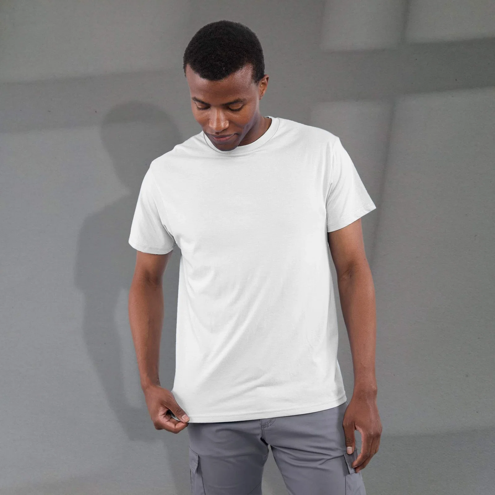 Custom Men's BODIE Short Sleeve Tee - 0.29oz — view 23