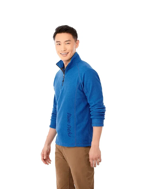 Custom Men's Poly Microfleece Quarter Zip - Bowlen Style — view 13