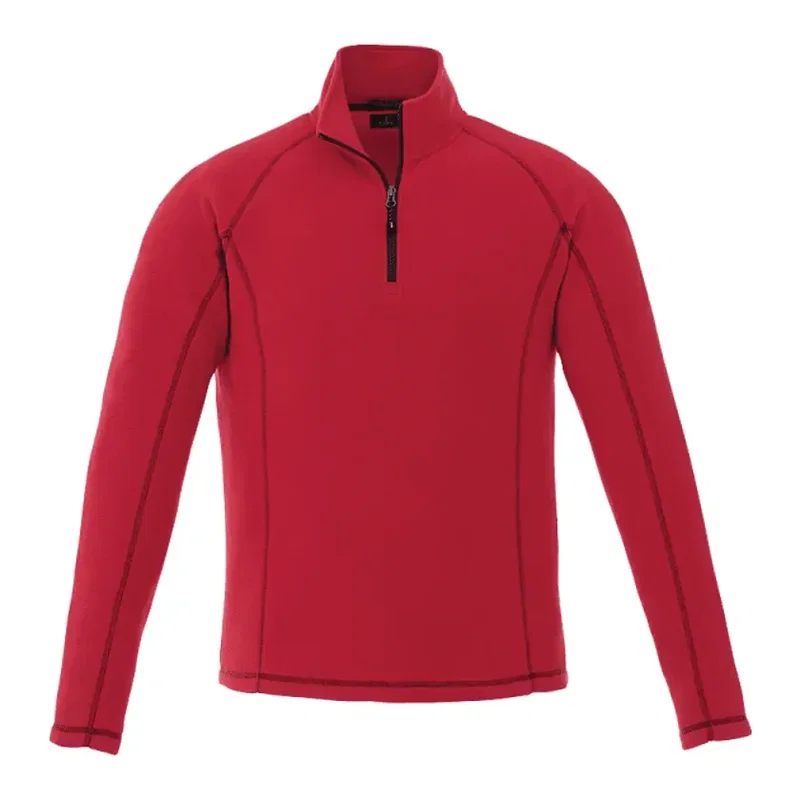 Custom Men's Poly Microfleece Quarter Zip - Bowlen Style — view 5