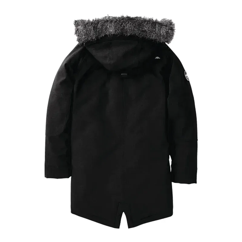 Customizable Bridgewater Insulated Parka Jacket with Detachable Hood - Men's Roots73 Edition — view 6