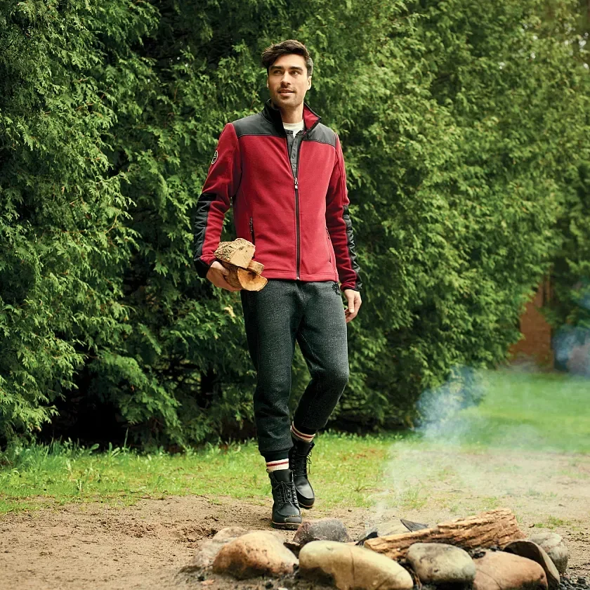 Custom Briggspoint Roots73 Microfleece Jacket — view 3