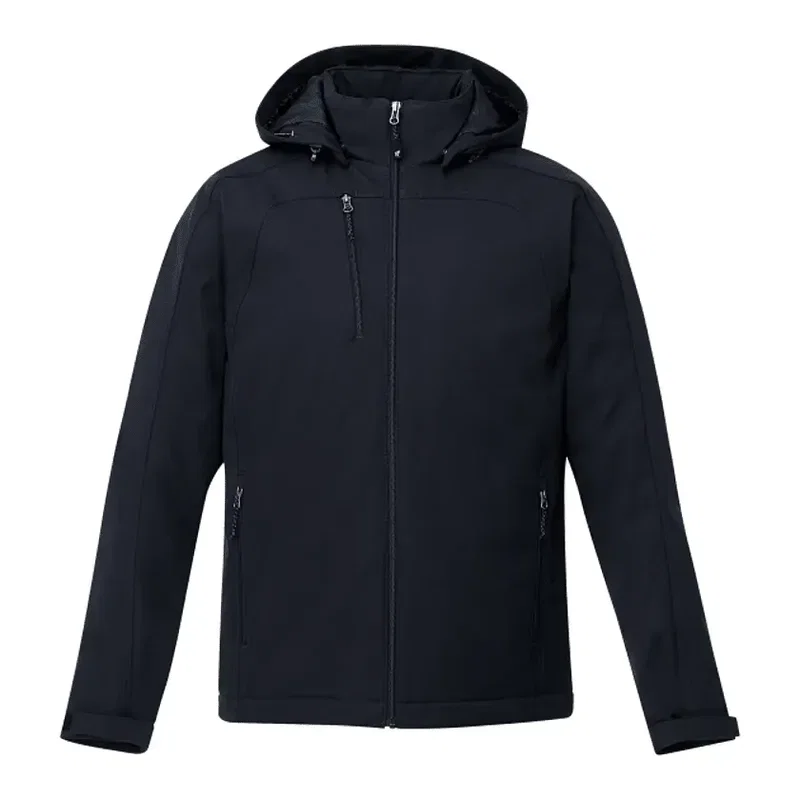 Custom Insulated Softshell Jacket - Men's BRYCE With Hood