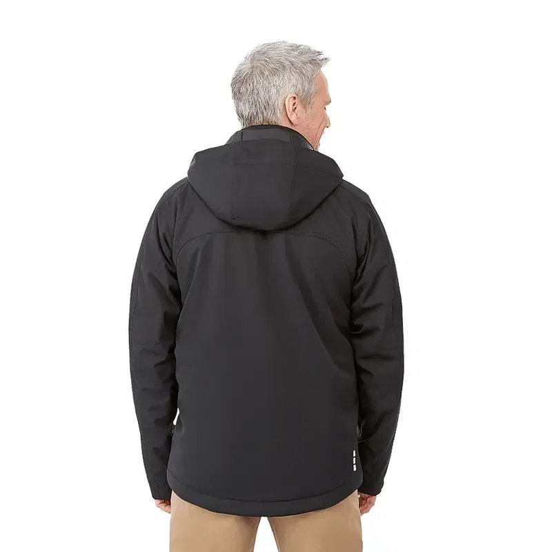 Custom Insulated Softshell Jacket - Men's BRYCE With Hood — view 14